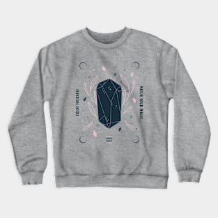 Crystals Trust in Yourself Cosmic Energy Crewneck Sweatshirt